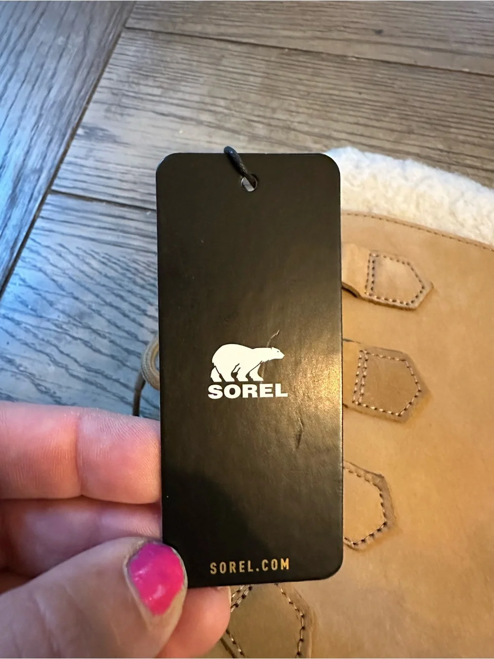 Sorel Tan Waterproof Lace-Up Faux-Fur  Boots New with tag